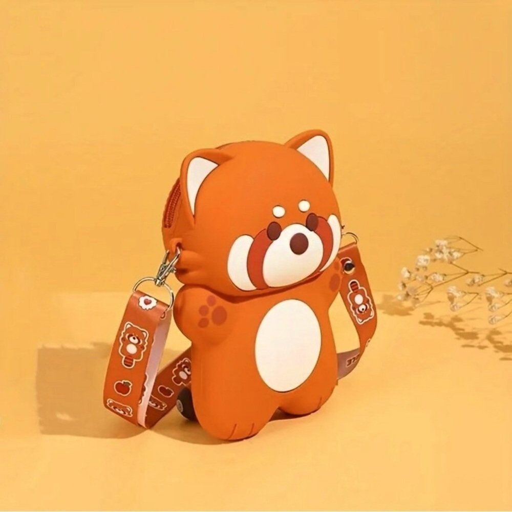 Cute Red Panda silicone crossbody NWT​​